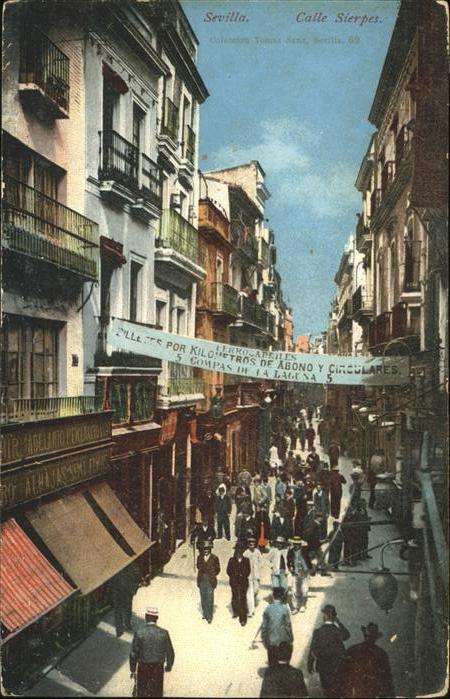Sevilla Andalucia Calle Sierpes