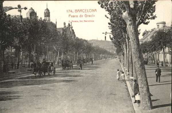 Barcelona Cataluna Paseo de Gracia