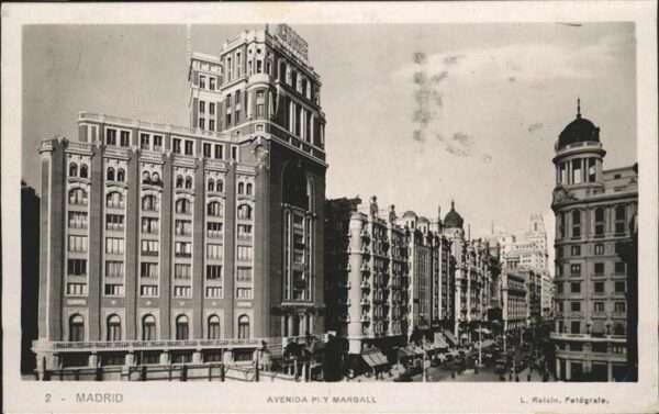 Madrid Spain Avenida