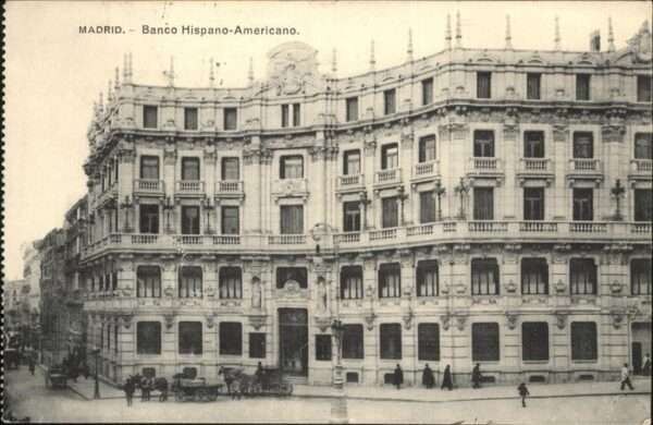 Madrid Spain Banco Hispano Americano