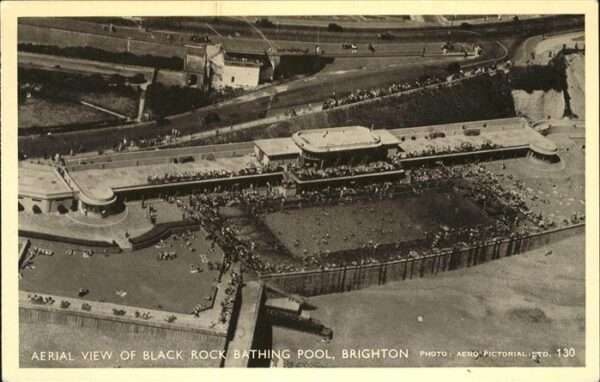 Brighton East Sussex Aerial View of Black Rock Bathing