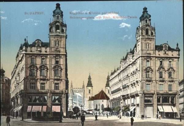 Budapest Schlangenplatz Erzh. Klotilde-Palais