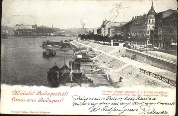 Budapest Franz Josephs Quai Burg