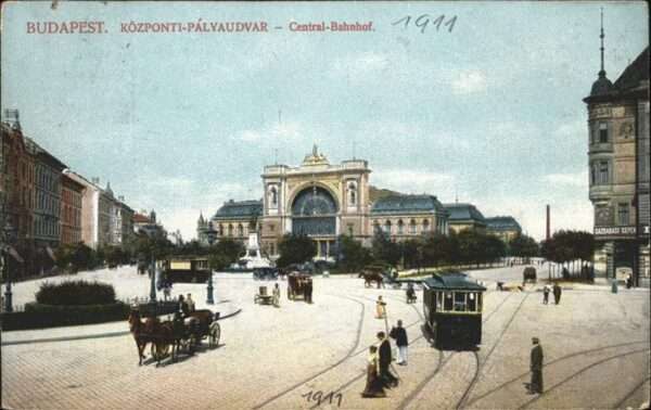 Budapest Cantral-Bahnhof Straßenbahn