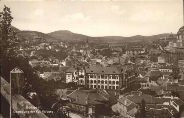 Budapest Teilansicht königl. Hofburg