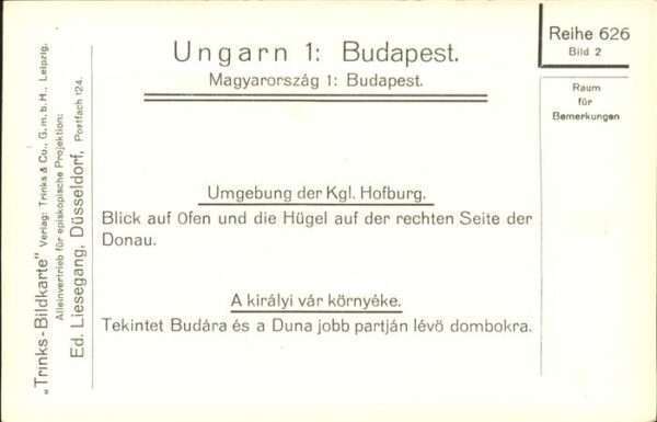 Budapest Teilansicht königl. Hofburg – Bild 2