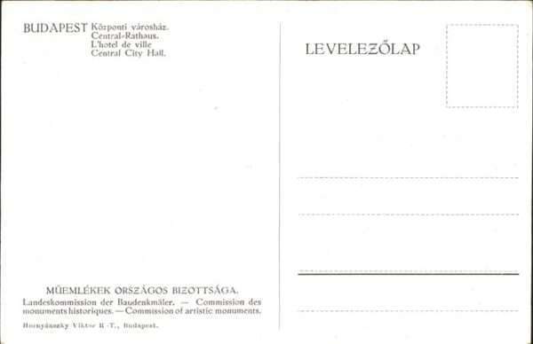 Budapest Cantral-Rathaus – Bild 2