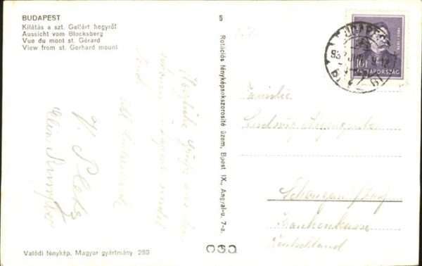 Budapest Teilansicht Donaubrücken – Bild 2