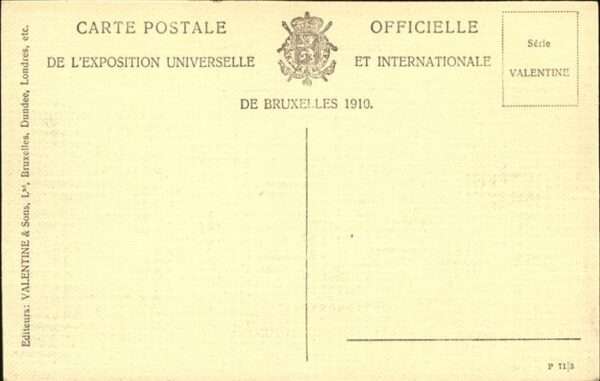 Bruxelles Bruessel Exposition 1910 Porte – Bild 2