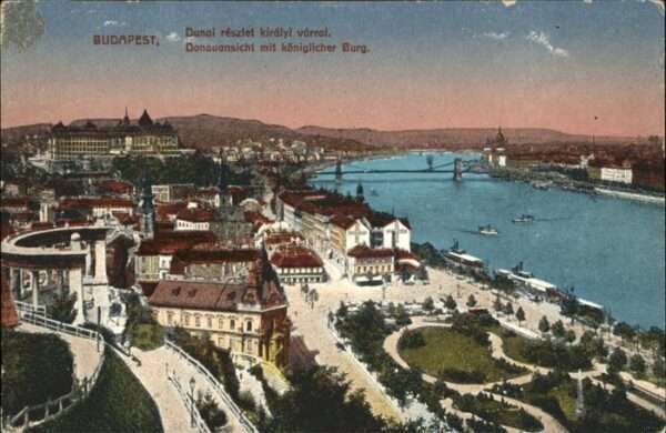 Budapest Donauansicht Burg