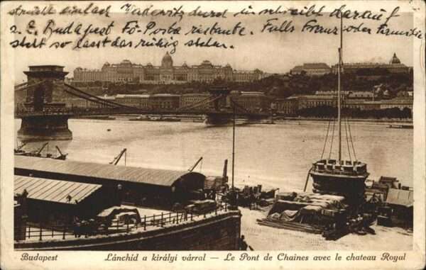 Budapest Kettenbrücke Burg