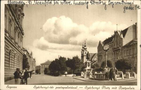 Sopron Oedenburg Szechenyi Platz Postpalais
