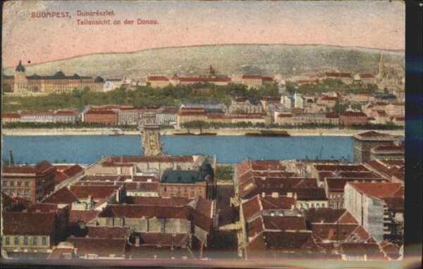 Budapest Teilansicht Donau