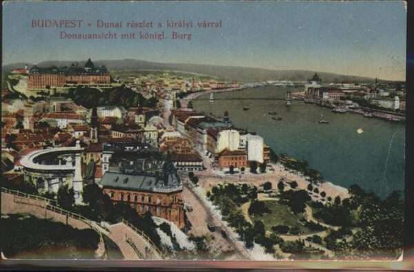 Budapest Donauansicht Burg