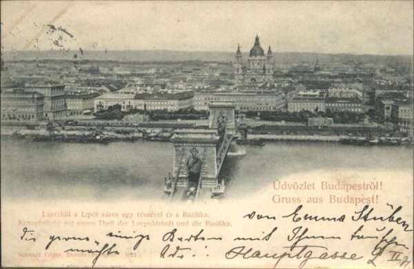Budapest Leopoldstadt Kettenbrücke Basilika