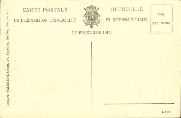 Bruxelles Bruessel Exposition 1910 – Bild 2