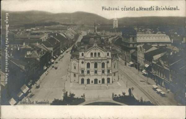 Kassa Kosice Kaschau Slovakia Föutczai reszlet Nemzeti Szinhazzal