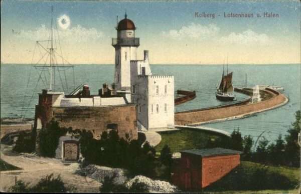 Kolberg Ostseebad Kolobrzeg Lotsenhaus Hafen