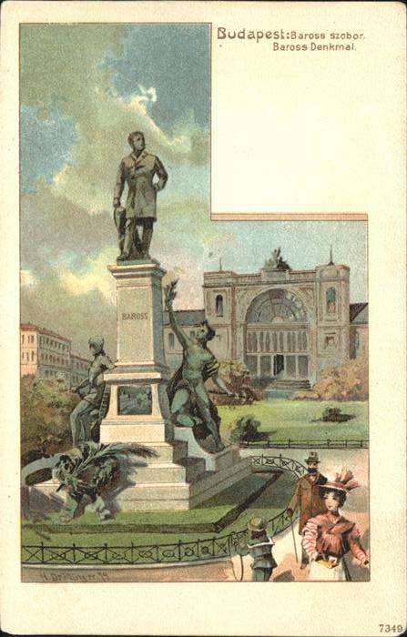 Budapest Baross Denkmal