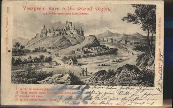 Veszprem Alt Veszprem im 16. Jhd.