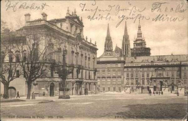 Prag Prahy Prague Hradschiner Platz