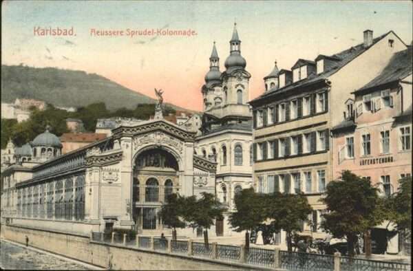 Karlsbad Eger Äußere sprudel-Kolonnade