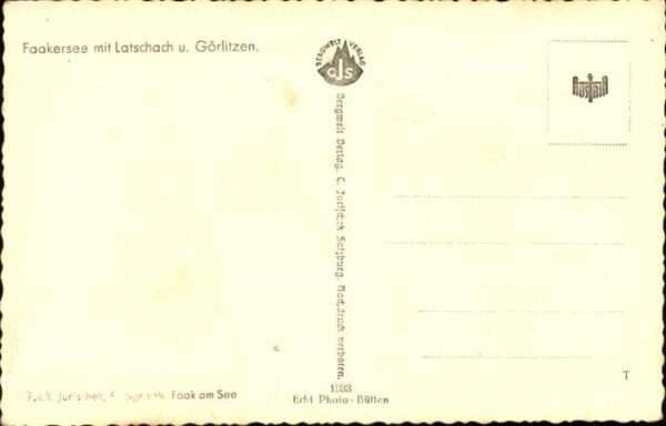 Faakersee Latschach
Görlitzen – Bild 2