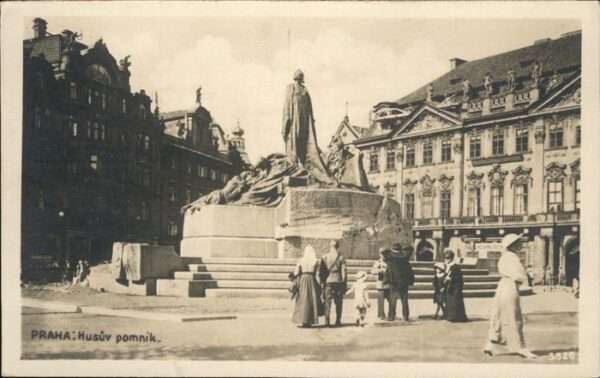 Prag Prahy Prague Musov Pomnik