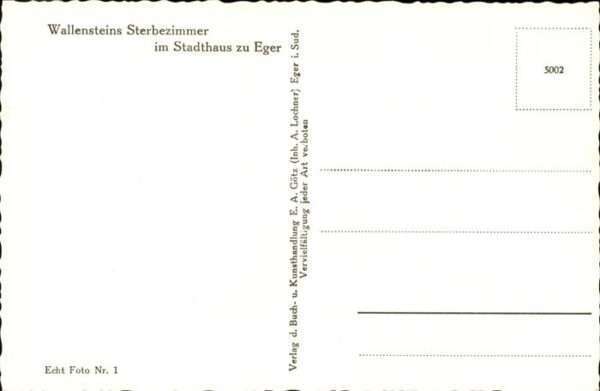 Eger Cheb Tschechien Wallensteins Sterbezimmer – Bild 2