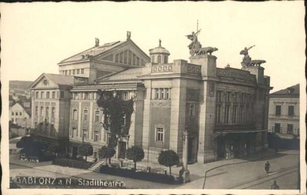 Gablonz Neisse Tschechien Stadttheater
