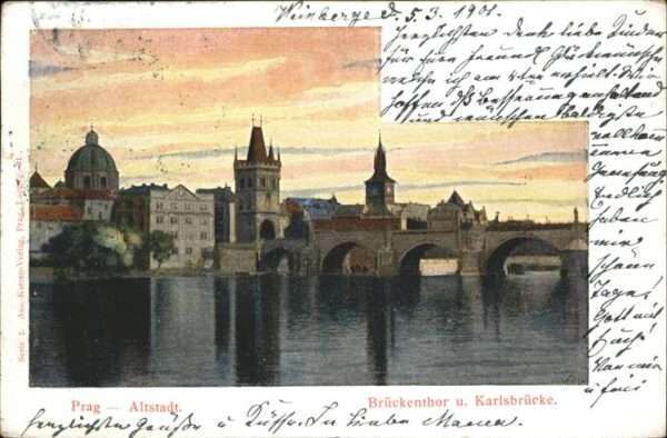 Prag Prahy Prague Altstadt
Karlsbrücke
Brückenthor