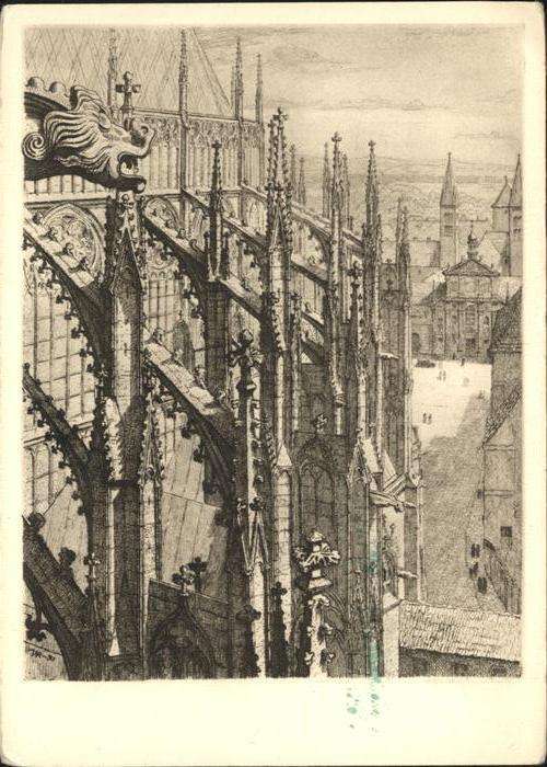 Prag Prahy Prague Veitsdom
südl. Wendeltreppe