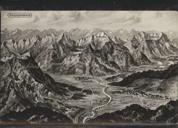 Tirol Region Panoramakarte Nr.56
