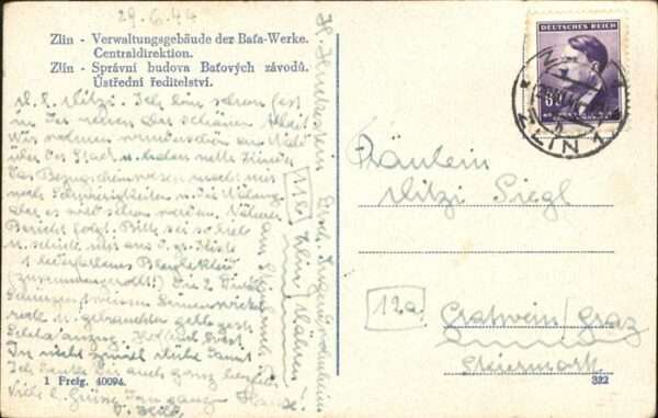 Zlin Verwaltungsgebäude 
Bafa-Werke – Bild 2
