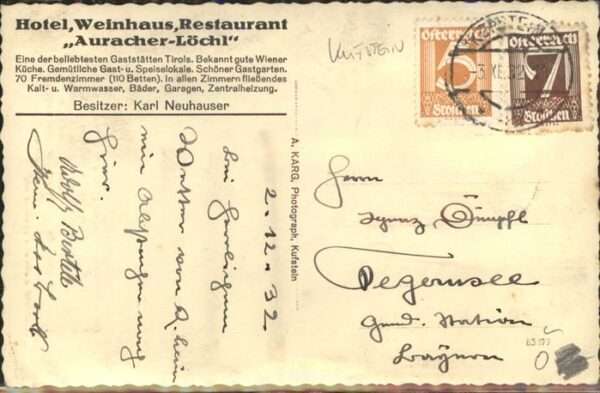 Kufstein Tirol Restaurant Auracher Löchl – Bild 2