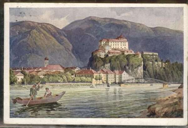 Kufstein Tirol Brücke Boot