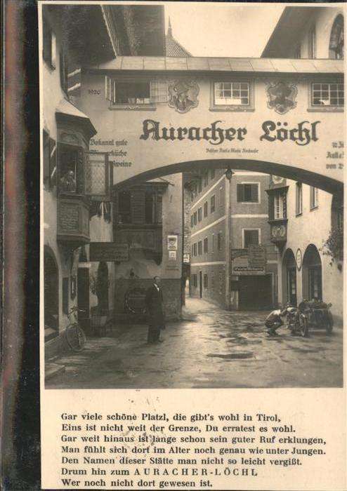 Kufstein Tirol Restaurant Auracher Löchl