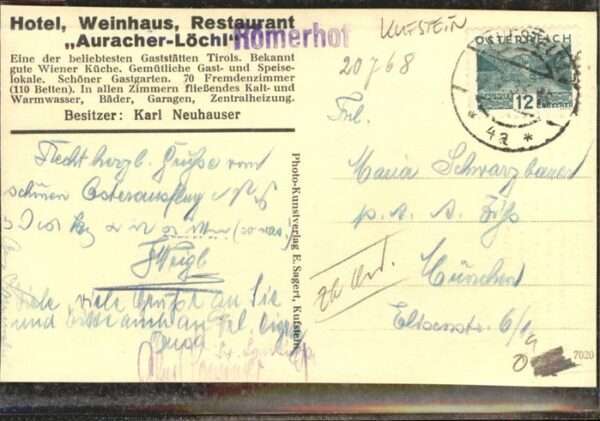 Kufstein Tirol Restaurant Auracher Löchl – Bild 2
