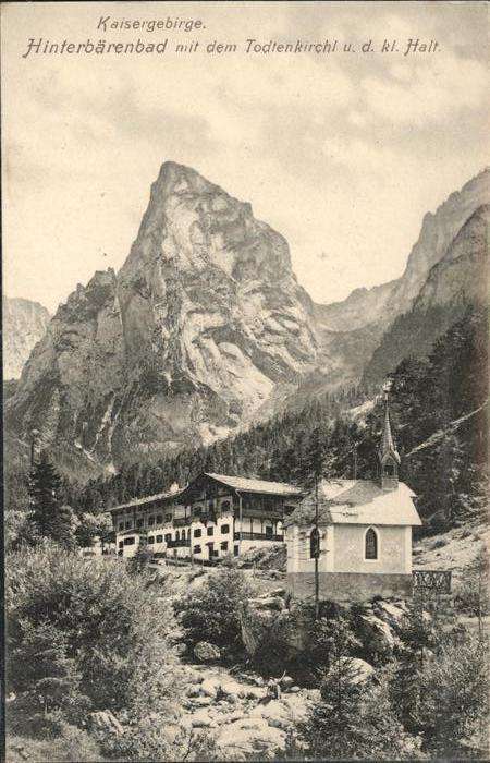 Hinterbaernbad Todtenkirchl