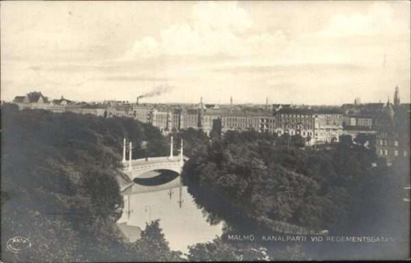 Malmoe Kanal Brücke