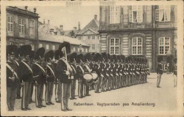 Kobenhavn Vagtparaden Amalienborg