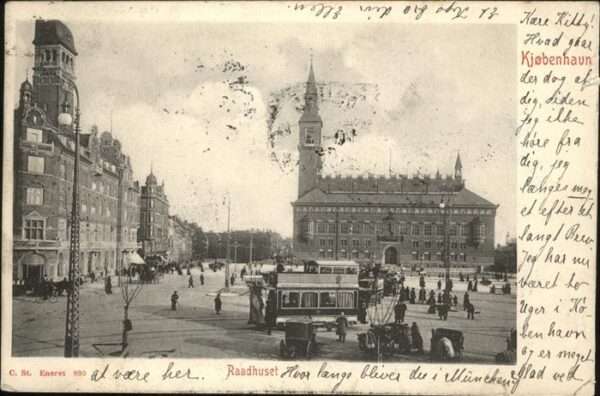 Kobenhavn Raadhuset Strassenbahn