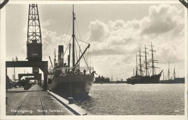 Haelsingborg Norra hamnen Schiff