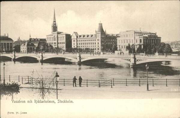 Stockholm Vasabron Riddarholmen Brücke