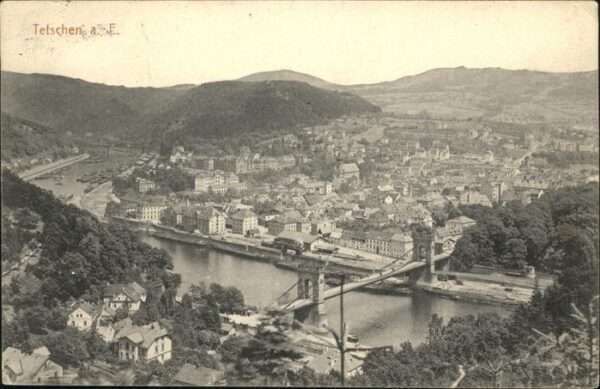 Tetschen-Bodenbach Boehmen Brücke