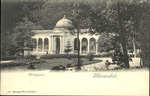 Marienbad Tschechien Boehmen Waldquelle