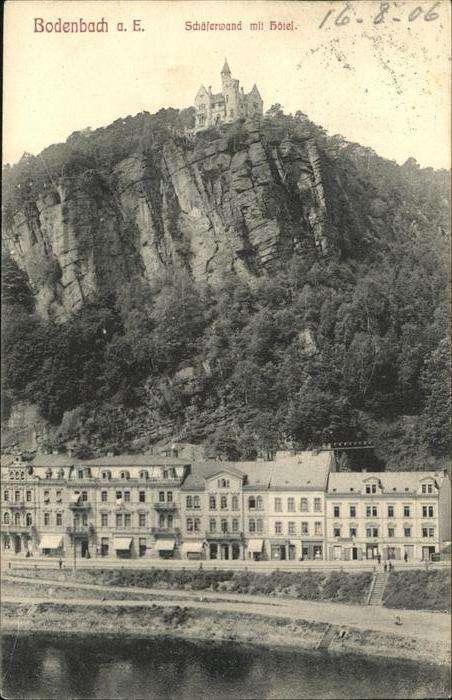 Tetschen-Bodenbach Boehmen Schäferwand Hotel