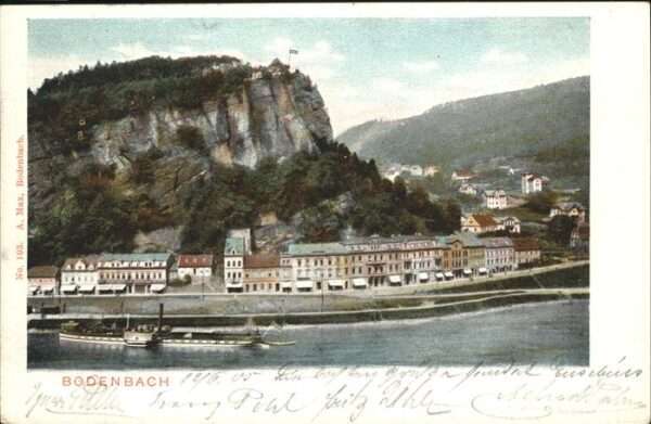 Tetschen-Bodenbach Boehmen Schiff