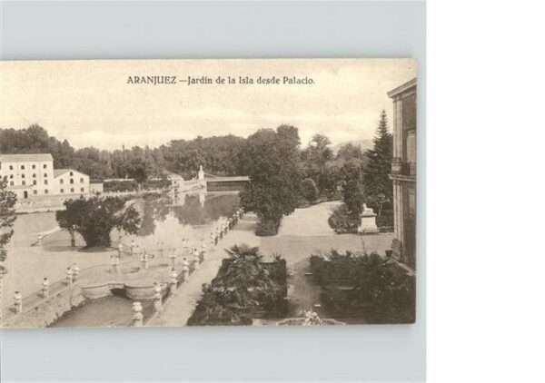 Aranjuez Jardin de la Osla desde Palacio