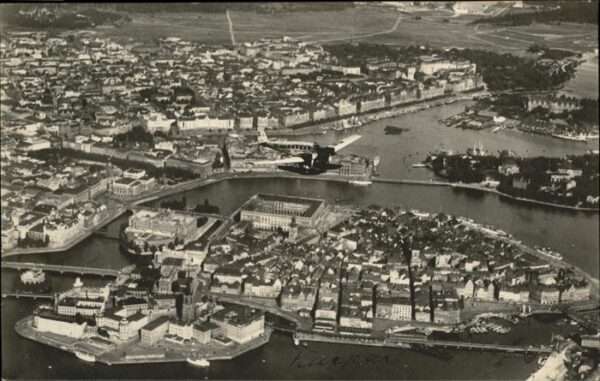 Stockholm Fliegeraufnahme